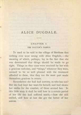Alice Dugdale and other stories