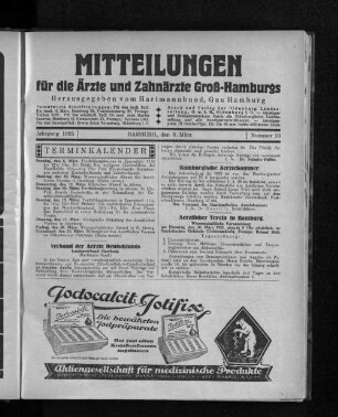 Jahrgang 1925, Hamburg, den 8. März, Nummer 10