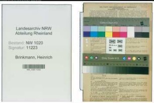 Entnazifizierung Heinrich Brinkmann , geb. 18.02.1888 (Lehrer)