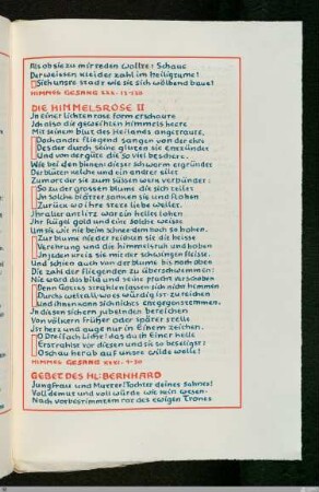 Gebet des Hl: Bernhard
