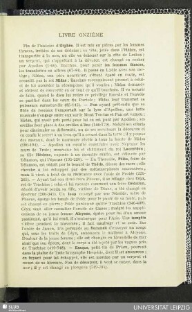 Livre onzième