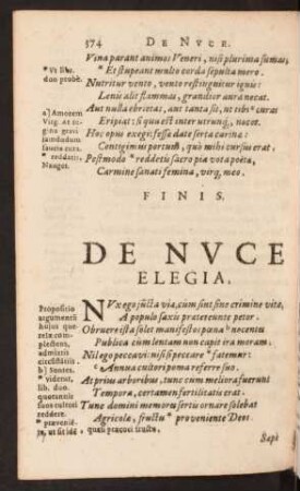 De Nuce Elegia.