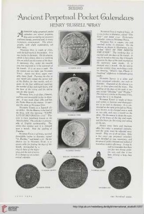 81.1925 = Nr. 337: Ancient perpetual pocket calendars