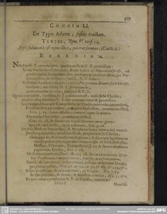 Concio LI. De Typo Adami, fusius tractato
