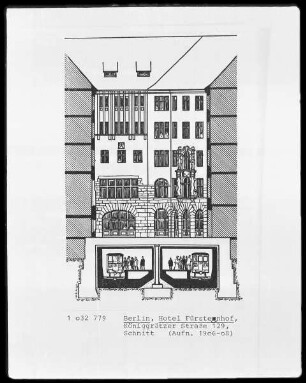 Hotel Fürstenhof in der Königgrätzer Straße 129 in Berlin