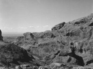 Hochland Eritreas : Felsformation im Hochland Eritreas