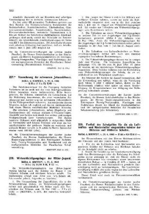 Wehrertüchtigungslager der Hitler-Jugend : [Erziehung] ; [Für das Reich] ; [Amtliche Erlasse] ; [Amtlicher Teil]