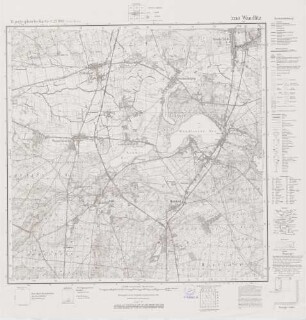 3246 Wandlitz, Topographische Karte 1:25000 (4cm - Karte)
