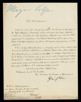 Ordentliche Professur für Chemie