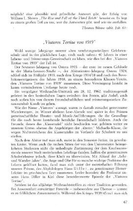 "Viatores Tertiae von 1919"