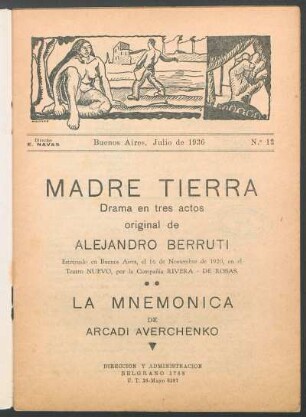 1936001200: Madre tierra : drama en tres actos