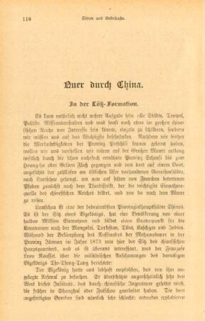 In der Löß-Formation