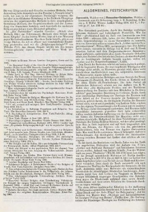 328-330 [Rezension] Humanitas - christianitas