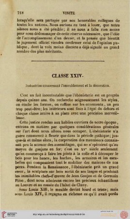 classe XXIV: Ameublement et décoration