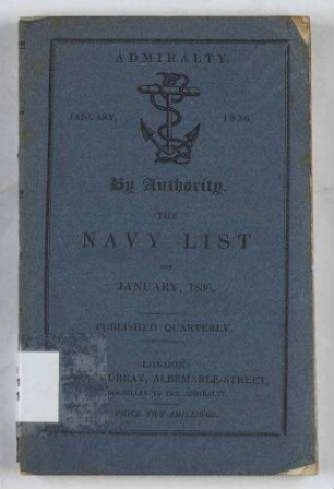 The Navy List, corrected to the 20th December, 1835.