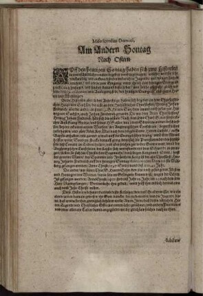 Misericordias Domini, Am Andern Sontag Nach Ostern