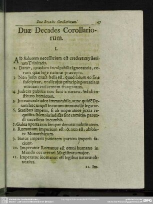 Duae Decades Corollariorum