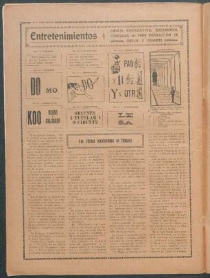 Entretenimientos : Ciencia recreativa, jeroglíficos, charadas, etc. para distracción de chicos y grandes