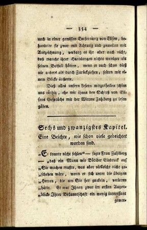 Sechs und zwanzigstes Kapitel. - Ein und dreißigstes Kapitel.