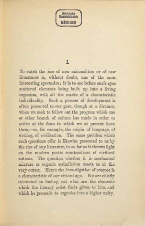 Ilchester lectures on Greeko-Slavonic literature and its relation to the folk-lore of Europe during the Middle Ages : with two appendices and plates