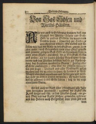 Von Gast-Höfen und Wirths-Häusern