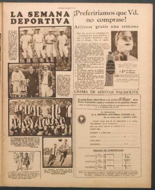 La semana deportiva [Fotografías]