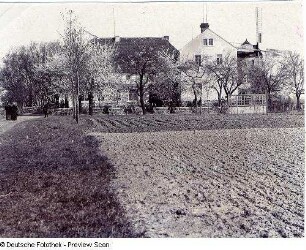 Gohliser Windmühle : Restaurant "Zur Gohliser Windmühle" und Gohliser Windmühle (1828)