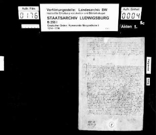 Registraturbuch des Amts Neuhaus