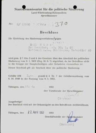 Wirz, Emil