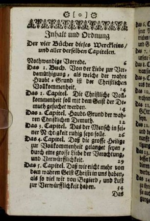 Inhalt und Ordnung