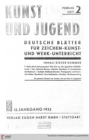 Heft 2 (Februar 1932)