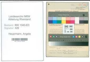 Entnazifizierung Angela Heuermann , geb. 01.10.1917 (Gewerbelehrerin)