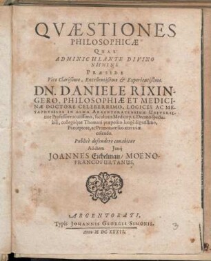 Quaestiones Philosophicae