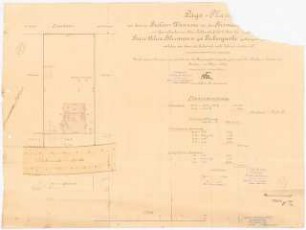 Garten Blumann, Berlin-Zehlendorf: Lageplan Vermessungskarte 1:250