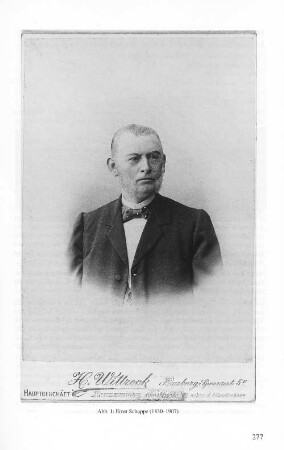 Abb. 1: Ernst Schuppe (1830-1907)