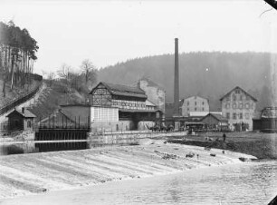 Strickgarnspinnerei Amerika an der Zwickauer Mulde