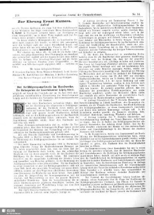Der Befähigungsnachweis im Handwerke