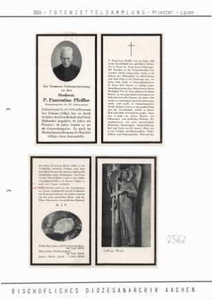 Pfeiffer, Pancratius