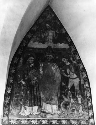 Die Heiligen Laurentius, Erasmus von Formio und Georg