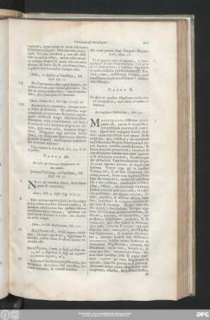 Caput X. De officio & potestae Magistratus civilis circa res Ecclesiasticas, eique debita in talibus obedientia.