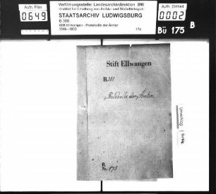 Klags- und Verhörprotokolle des Amts Tannenburg