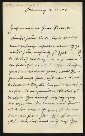 Brief an Heinrich von Herzogenberg : 10.08.1893