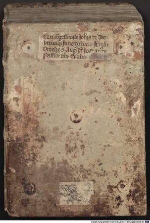 Augustini omeliae - BSB Clm 18316