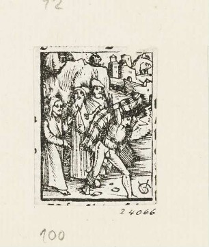 Geheilter Gichtbrüchiger, Blatt 54 aus: "Postilla Guillermi super Epistolas et Euangelia", Basel 1515