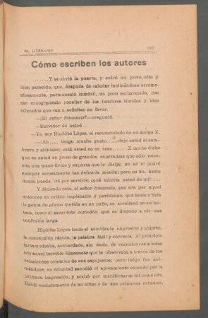 Cómo escriben los autores