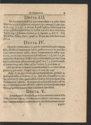 Decis. III.