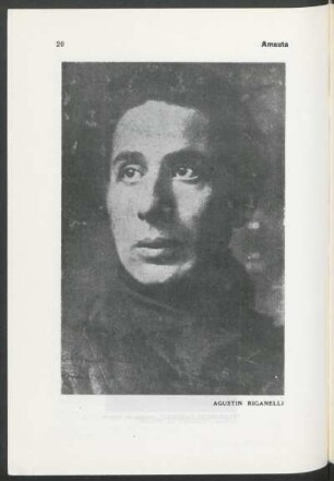 [Fotografía de] Agustín Riganelli