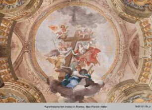 Triumph des Kreuzes und Engel mit Passionssymbolen