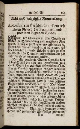 Acht und sechzigste Anmerckung. - Achtzigste Anmerckung.