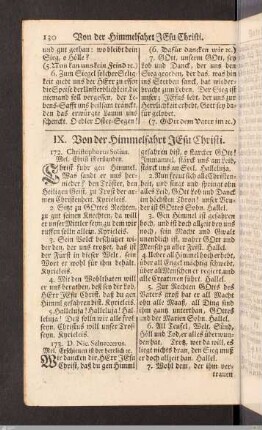 Von der Himmelfahrt Jesu Christi.